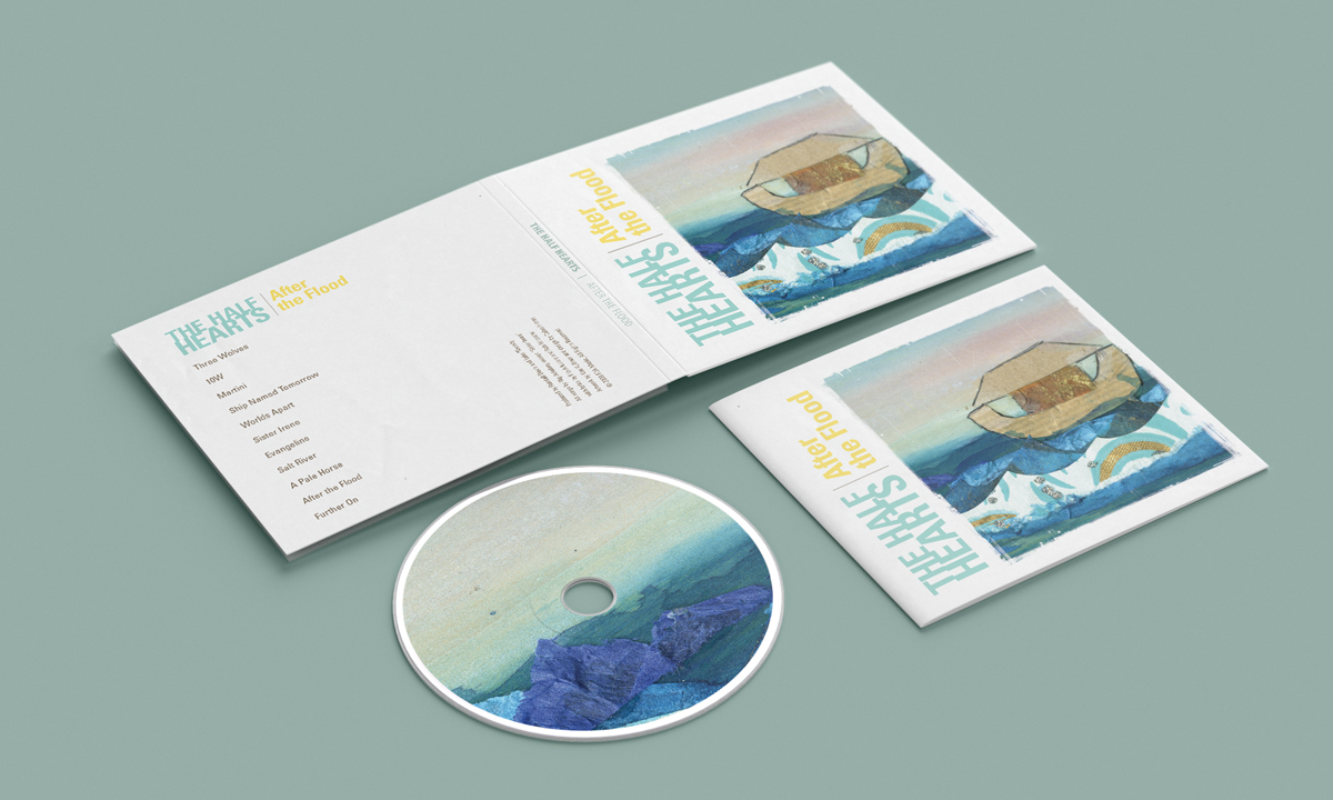 The Half Hearts After the Flood album designed by Calee Himes and Kim Kullmer