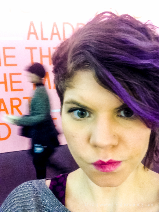 Me at the David bowie Is Exhibit at the MCA chicago